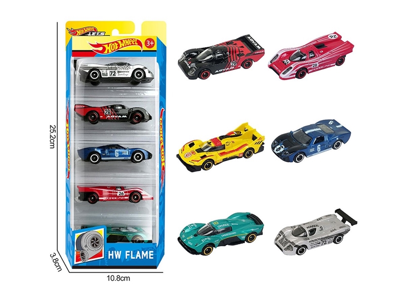 1:64 FREE WAY DIE-CAST CAR ,6ASST，5PCS - HP1264065