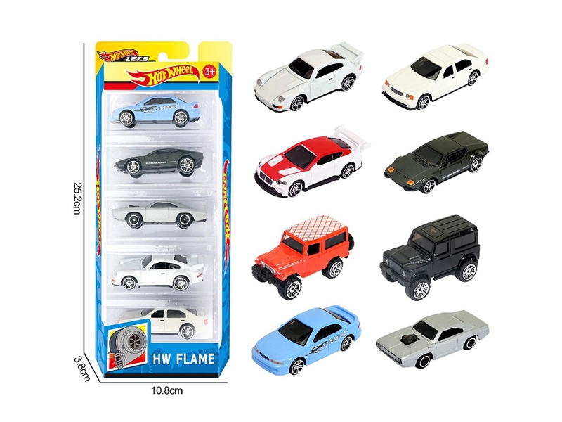 1:64 FREE WAY DIE-CAST CAR ,8ASST，5PCS - HP1264072