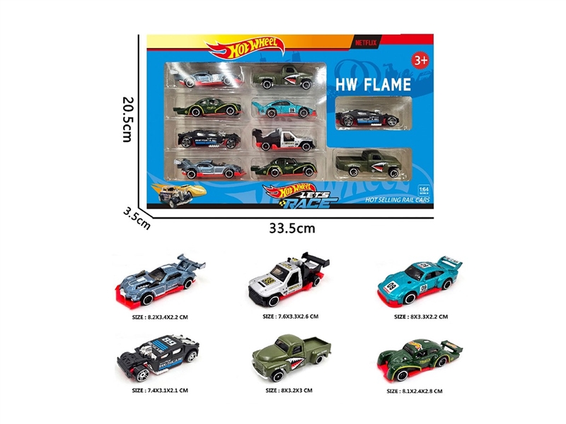 1:64 FREE WAY DIE-CAST CAR ,6ASST，10PCS - HP1264082