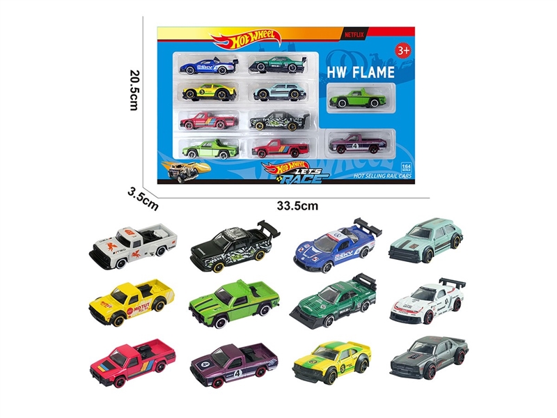 1:64 FREE WAY DIE-CAST CAR ,12ASST，10PCS - HP1264109