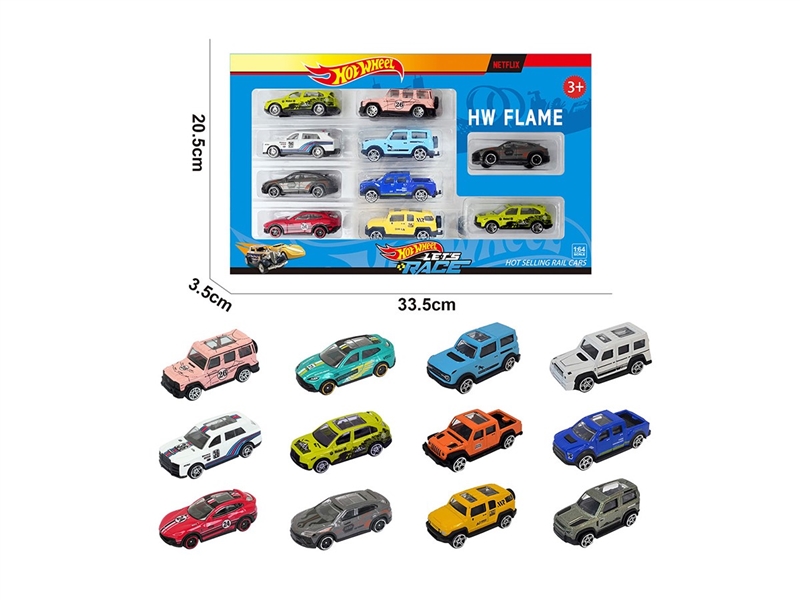 1:64 FREE WAY DIE-CAST CAR ,12ASST，10PCS - HP1264114