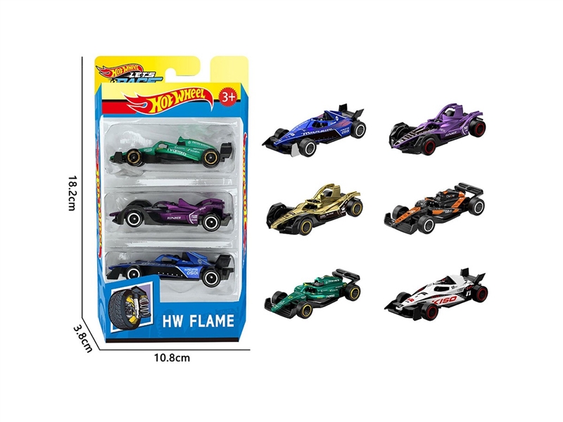1:64 FREE WAY DIE-CAST CAR ,6ASST，3PCS - HP1264132