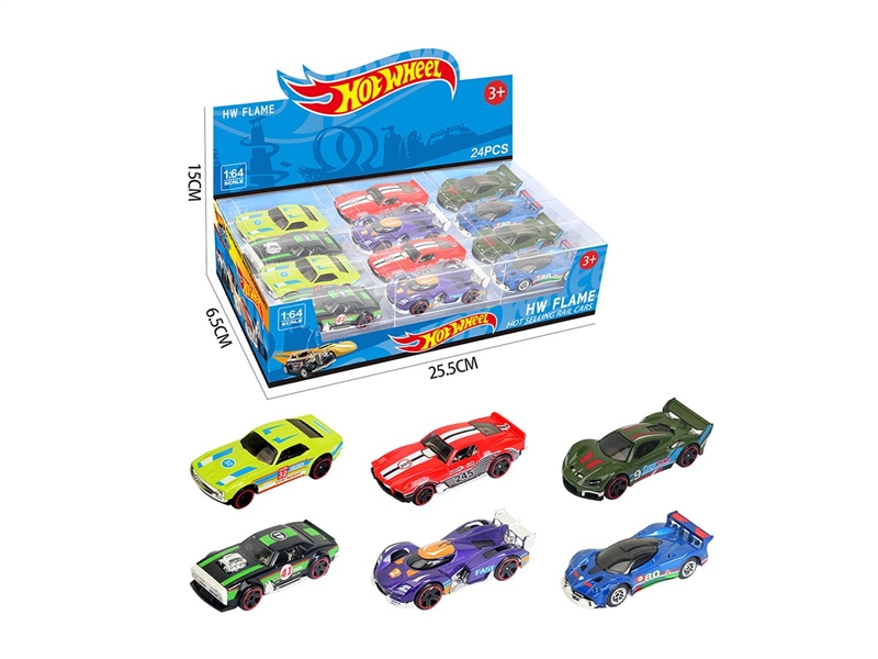 1:64 FREE WAY DIE-CAST CAR 24PCS/DISPLAY BOX SIZE,6ASST - HP1264168