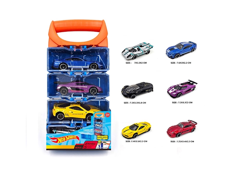 1:64 FREE WAY DIE-CAST CAR,6ASST,4PCS - HP1264185