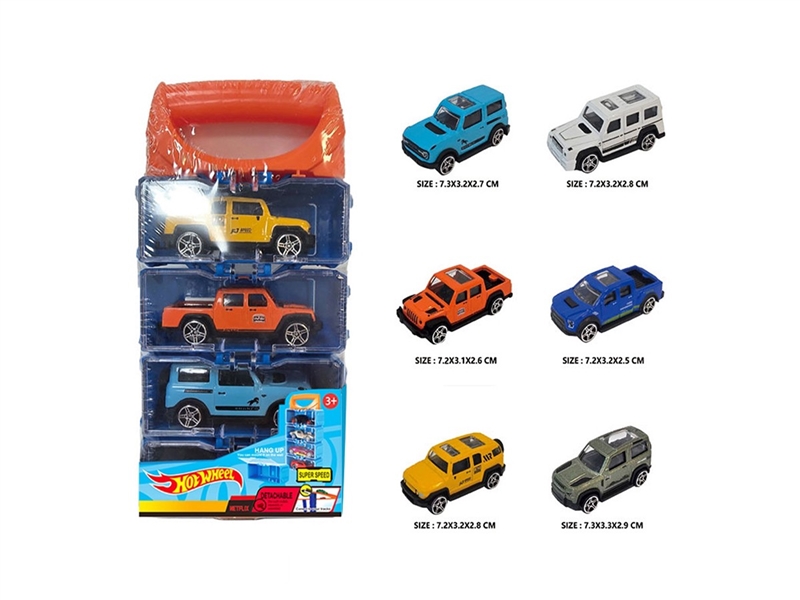 1:64 FREE WAY DIE-CAST CAR,6ASST,4PCS - HP1264190