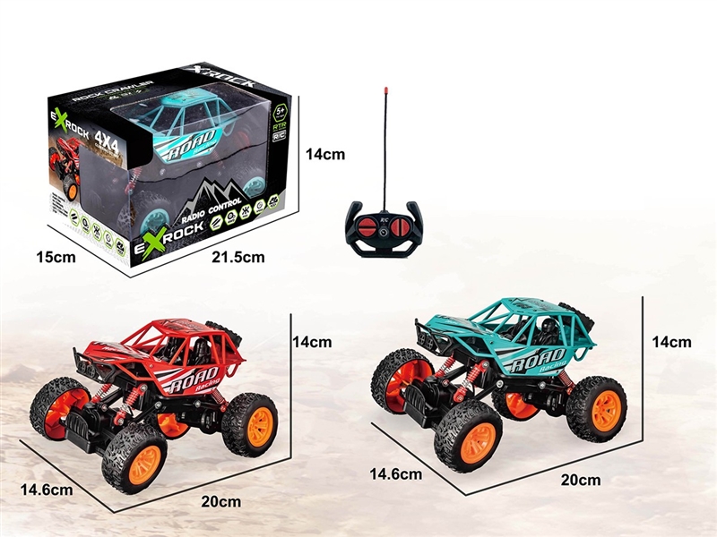 1:16 4-CHANNEL R/C CAR,2COLORS(NOT INCLUDED BATTERY) - HP1264545