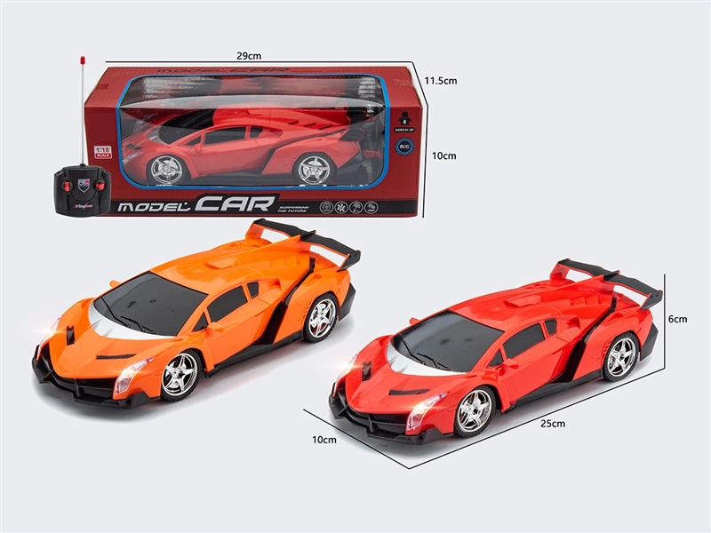 4-CHANNLE R/C CAR W/LIGHT,2COLORS(NOT INCLUDED BATTERY) - HP1264660