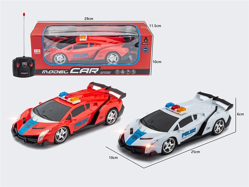 4-CHANNLE R/C CAR W/LIGHT,2COLORS(NOT INCLUDED BATTERY) - HP1264662