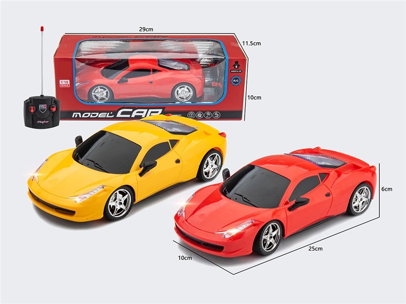 4-CHANNLE R/C CAR W/LIGHT,2COLORS(NOT INCLUDED BATTERY) - HP1264664