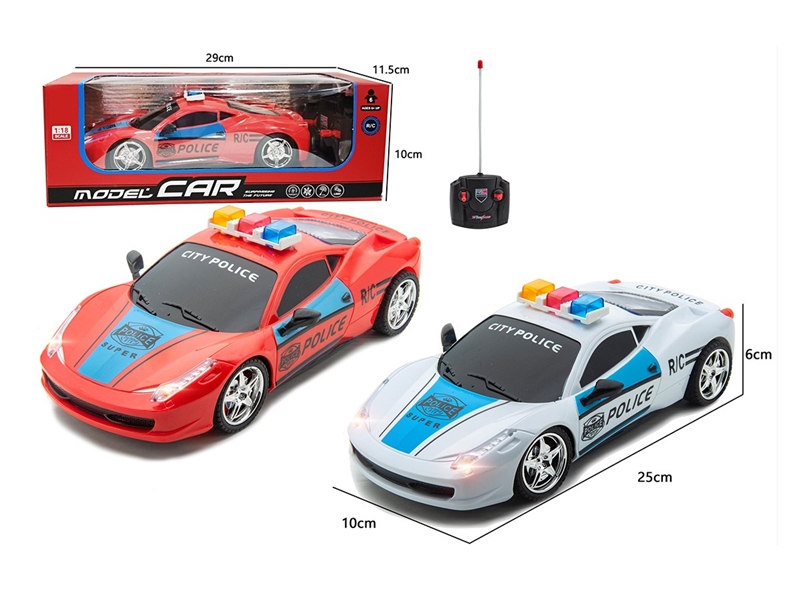 4-CHANNLE R/C CAR W/LIGHT,2COLORS(NOT INCLUDED BATTERY) - HP1264666