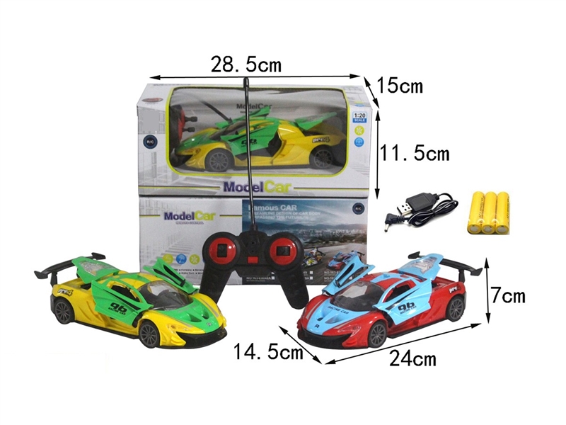 1:20 5-CHANNEL R/C CAR W/LIGHT & CAN OPEN THE DOOR,4COLORS(INCLUDED BATTERY) - HP1264671