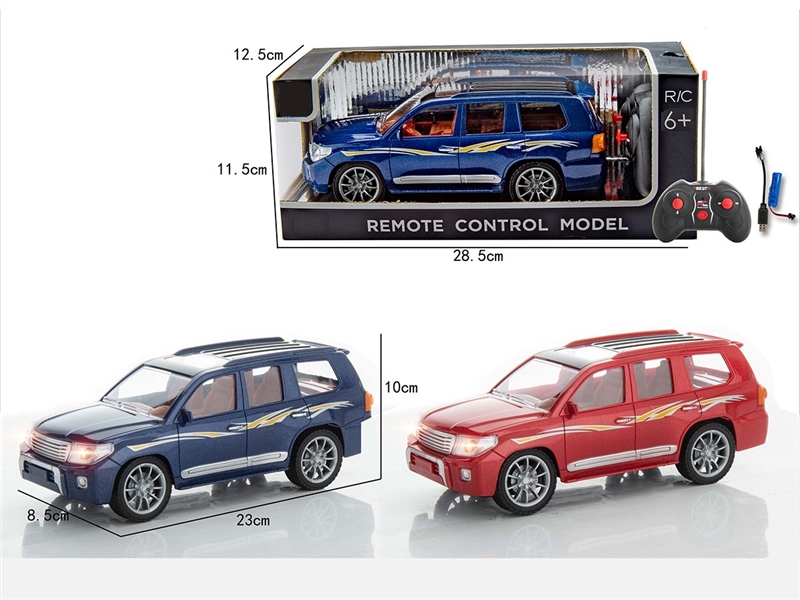 1:18 4-CHANNEL R/C CAR W/LIGHT,2COLORS(INCLUDED BATTERY) - HP1264727