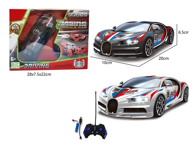 1:20 4-CHANNEL R/C CAR,2COLORS(INCLUDED BATTERY) - HP1264739