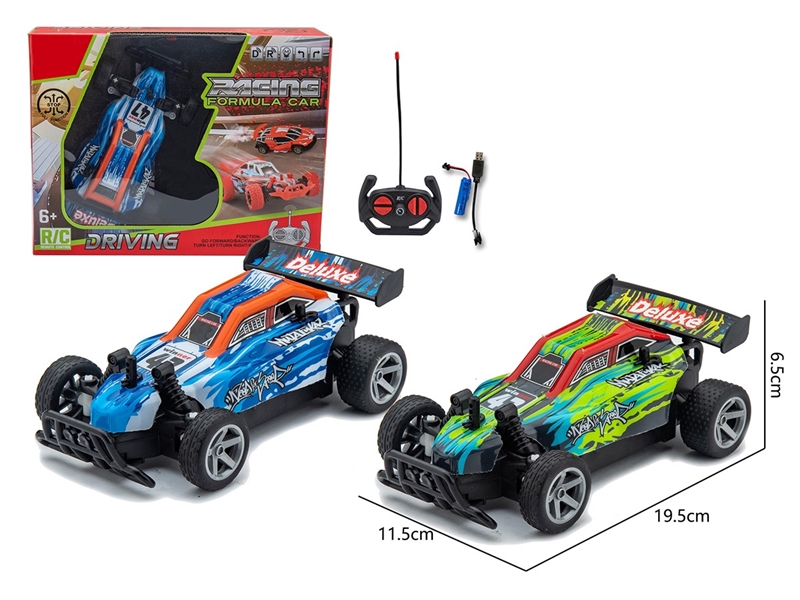4-CHANNEL R/C CAR W/LIGHT,2COLORS(INCLUDED BATTERY) - HP1264749