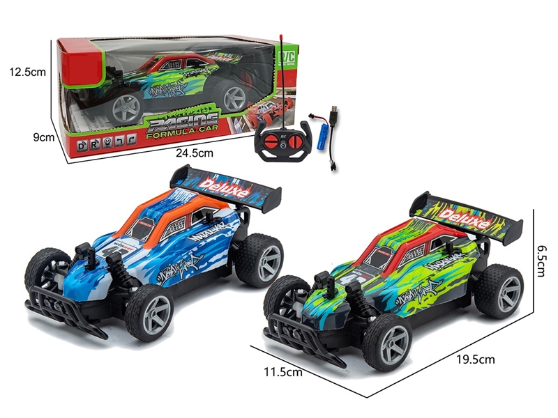 4-CHANNEL R/C CAR W/LIGHT,2COLORS(INCLUDED BATTERY) - HP1264751