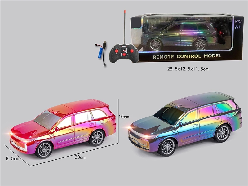 1:18 4-CHANNEL R/C CAR W/LIGHT,2COLORS(INCLUDED BATTERY) - HP1264757