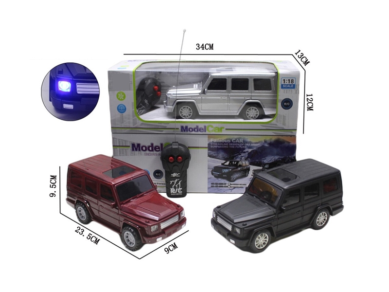 1:18 2-CHANNEL R/C CAR,3COLORS(NOT INCLUDED BATTERY) - HP1264763