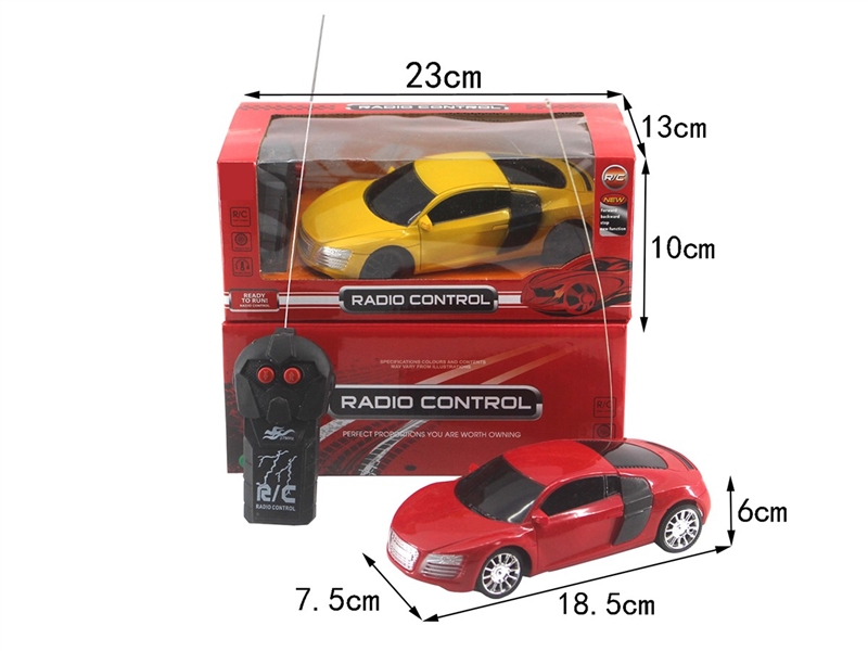 1:24 2-CHANNEL R/C CAR,2COLORS(NOT INCLUDED BATTERY) - HP1264787