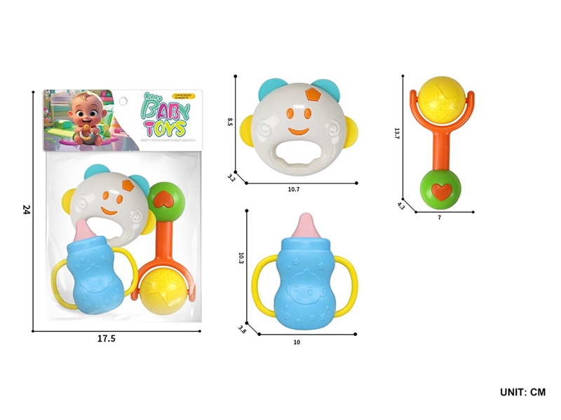 BABY RATTLE 3PCS - HP1264827