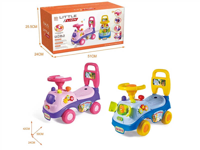 CHILDRENS CAR W/MUSIC,2COLOURS - HP1265049