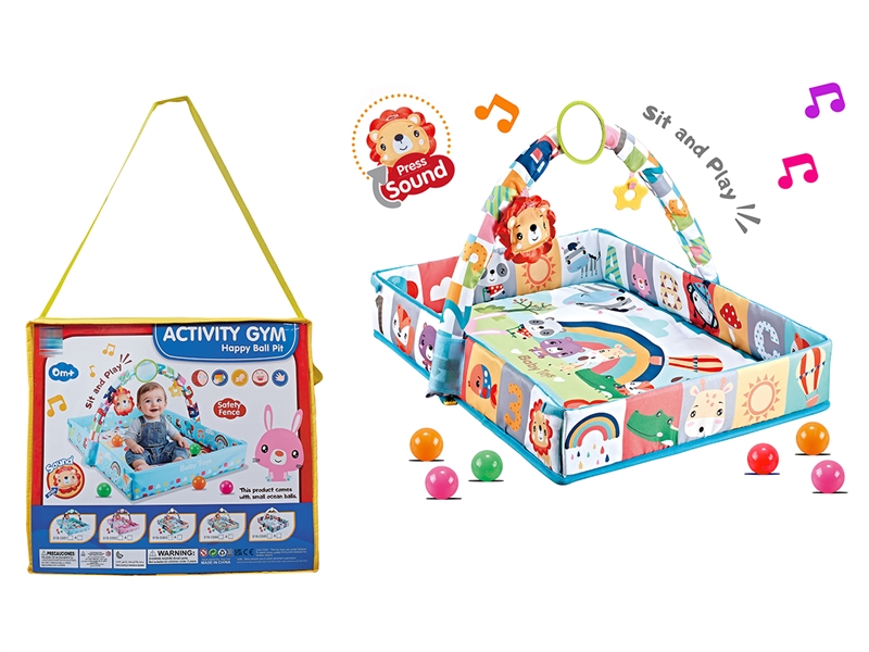 CRAWLING CARPET GYM W/MUSIC & BALL 8PCS - HP1265655