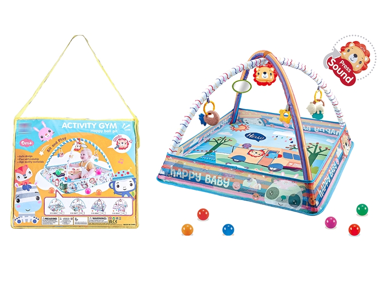 CRAWLING CARPET GYM W/BALL 8PCS - HP1265663