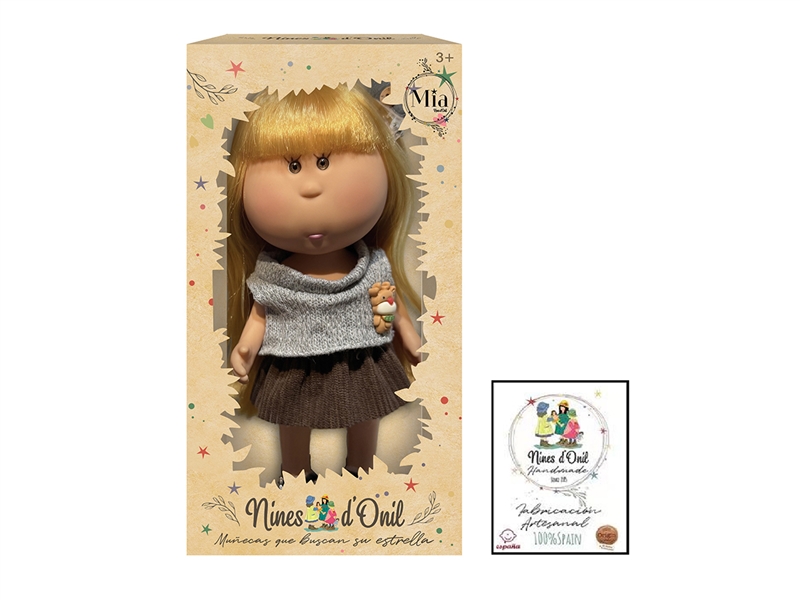 26CM RUBBER DOLL W/3D EYES - HP1266474