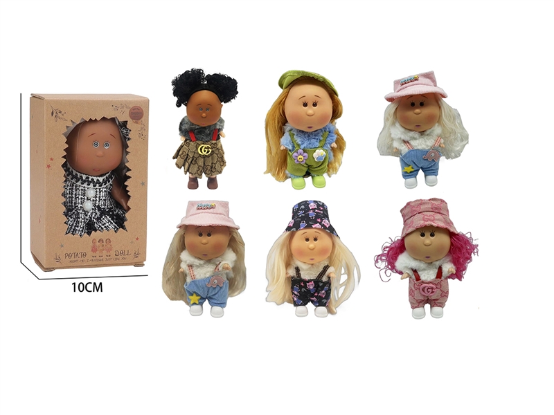20CM RUBBER DOLL,6ASST - HP1266484