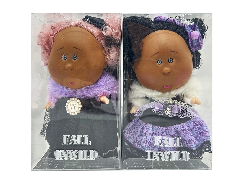20CM RUBBER DOLL W/3D EYES,2ASST - HP1266505