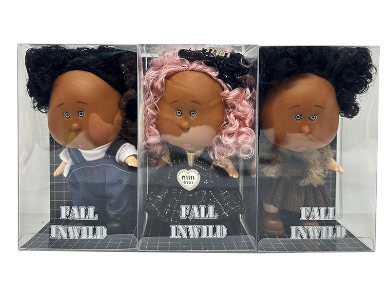 20CM RUBBER DOLL W/3D EYES,3ASST - HP1266510