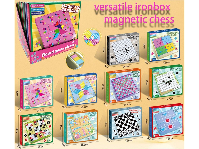 MAGNETIC BOARD GAME 10PCS/DISPLAY BOX - HP1266651