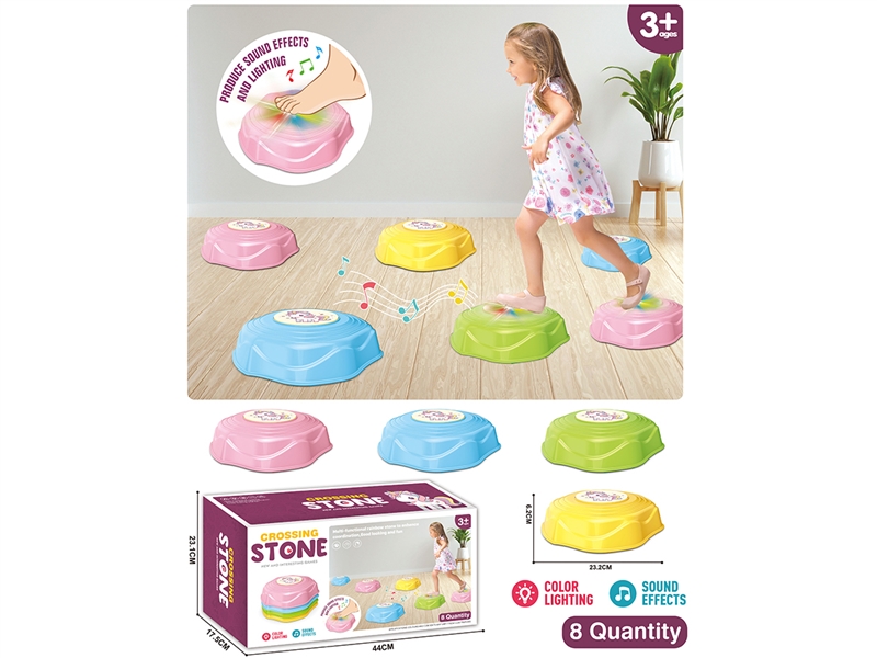 KIDS BALANCE BEAM,8PCS W/LIGHT&SOUND(INCLUDED BATTERY) - HP1266717