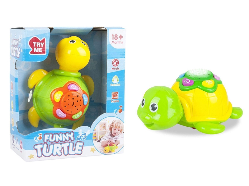 BABY TOY W/LIGHT & MUSIC & PROJECTION,2COLORS(INCLUDED BATTERY) - HP1266785