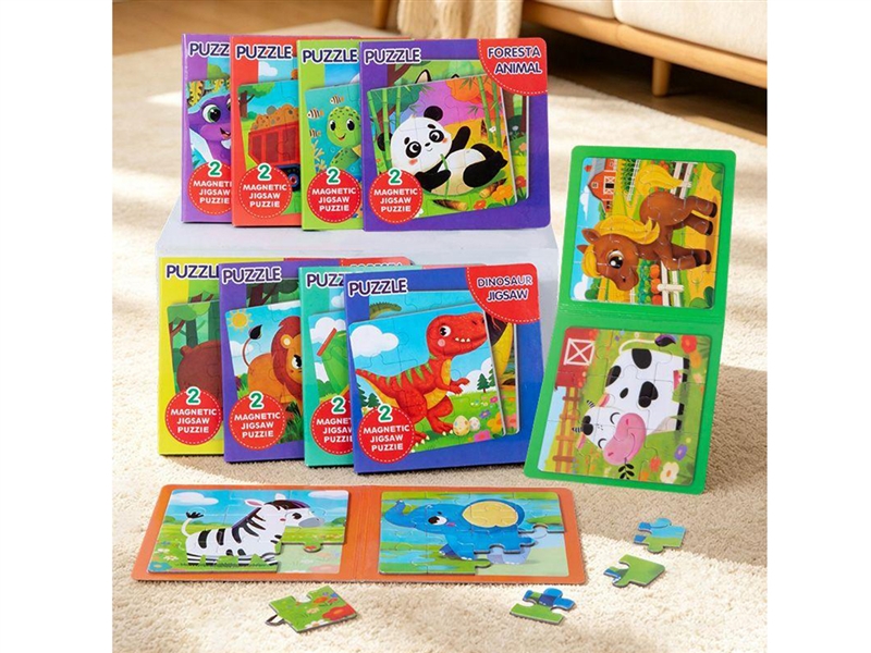 MAGNETIC PUZZLE,10ASST - HP1266801