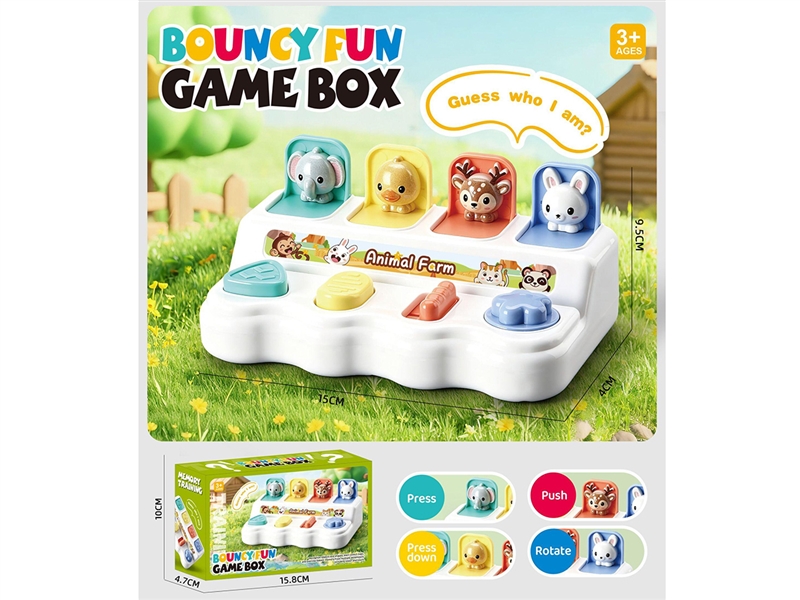 ANIMAL POP-UP GAME BOX - HP1266809