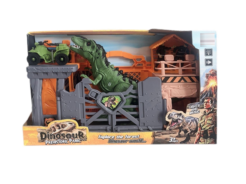 DINOSAUR SET W/LIGHT & SOUND(INCLUDE BATTERY) - HP1266902