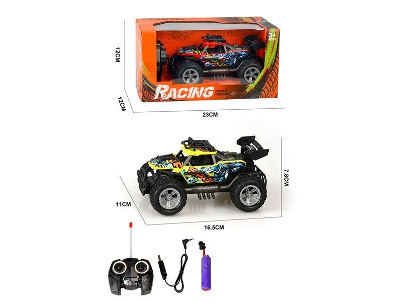 1:24 4-CHANNEL R/C CAR,2COLORS(INCLUDED BATTERY) - HP1267222