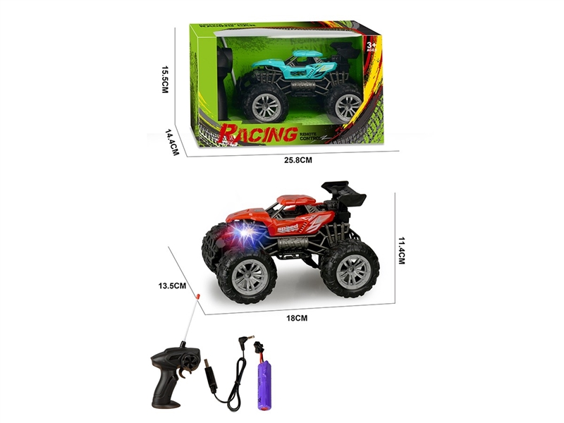 1:22 4-CHANNEL R/C CAR W/LIGHT,2COLORS(INCLUDED BATTERY) - HP1267223