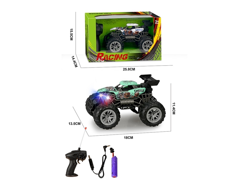 1:22 4-CHANNEL R/C CAR W/LIGHT,2COLORS(INCLUDED BATTERY) - HP1267227