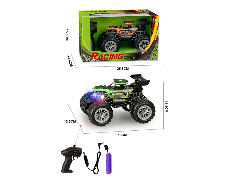 1:22 4-CHANNEL R/C CAR W/LIGHT,2COLORS(INCLUDED BATTERY) - HP1267229