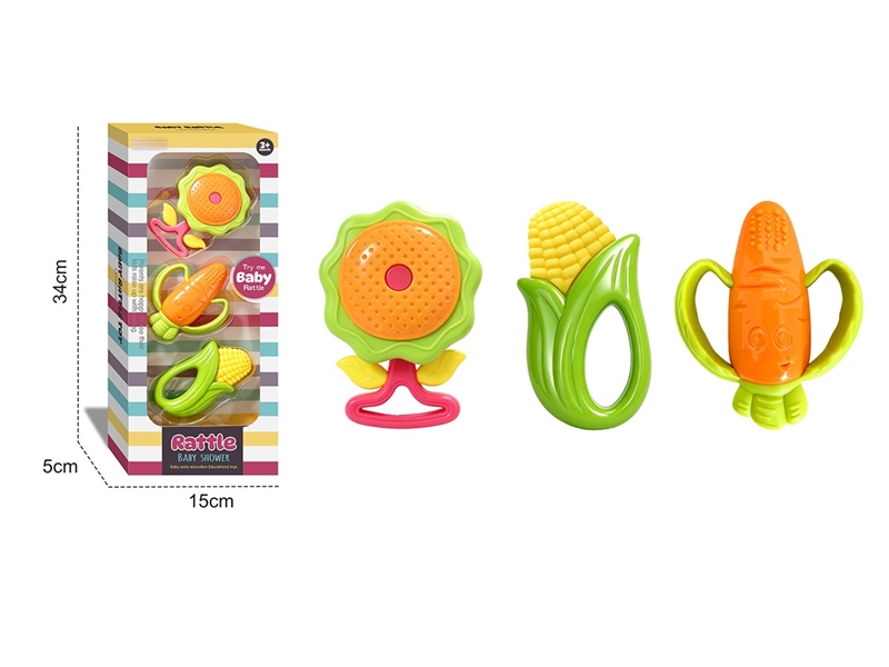 BABY RATTLE 3PCS - HP1267886