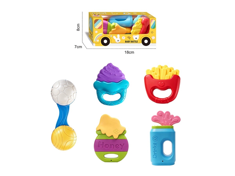 BABY RATTLE 5PCS - HP1267893