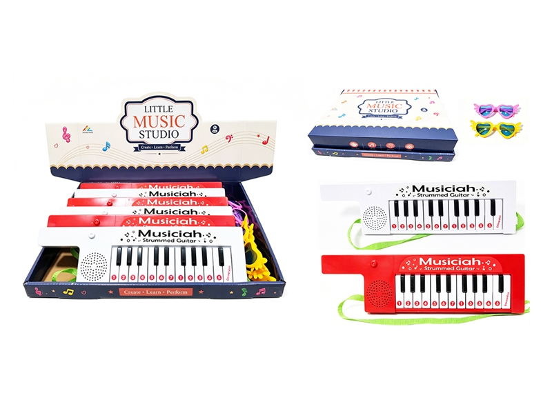 ELECTRONIC ORGAN 6PCS/DISPLAY BOX,2COLORS(NOT INCLUDED BATTERY) - HP1268119