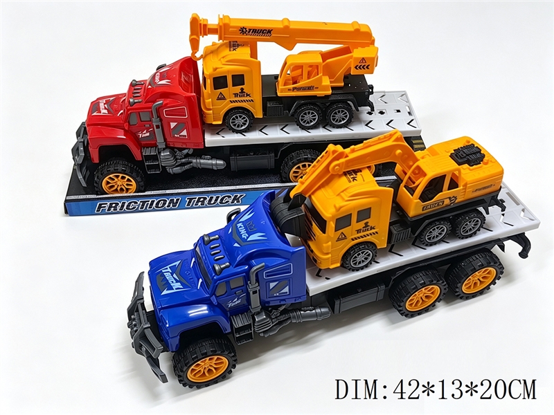 FRICTION TRUCK W/FREE WAY CONSTRUCTION CAR 1PCS - HP1268758