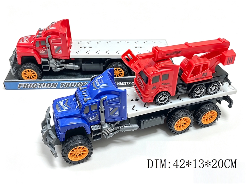 FRICTION TRUCK W/FREE WAY FIRE CAR 1PCS - HP1268759