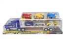 FRICTION TRUCK W/FREE WAY CONSTRUCTION TRUCK（RED/YELLOW/BLUE）