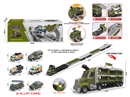 CATAPULT RAIL CAR W/FRICTION DIE-CAST CAR & LIGHT & MUSIC