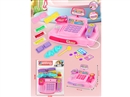 CASH REGISTER SET & PLAY DOUGH SET W/LIGHT & MUSIC，2COLOURS