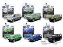 PULL BACK DIE-CAST CAR , 6ASST