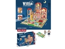 DIY VILLA SET W/LIGHT,262PCS